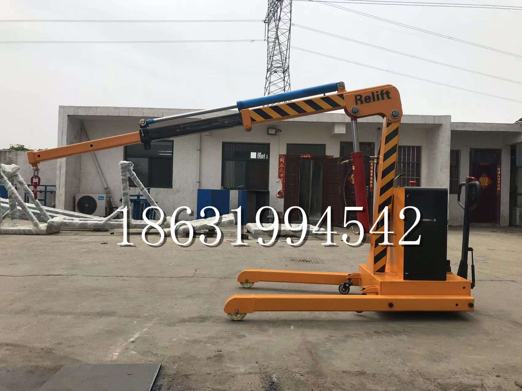 怀仁市久征定做3吨三轮随车吊 农用园林绿化移树吊 平板工程用小吊机